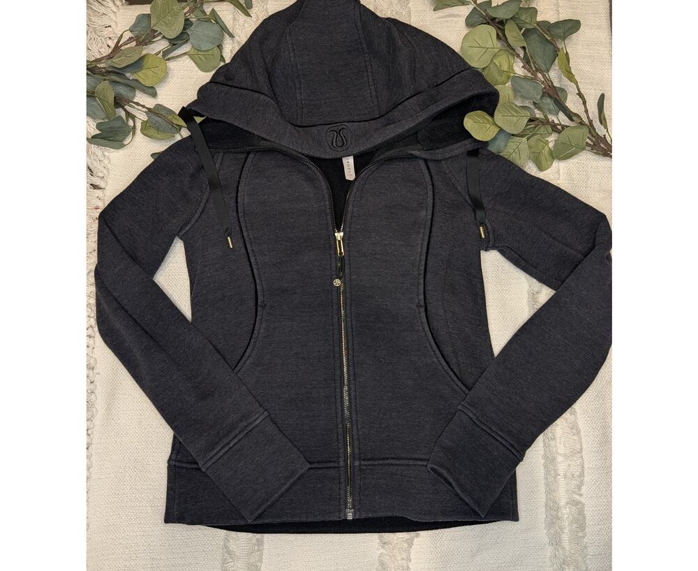 Lululemon Scuba Full Zip Hoodie in Gray
